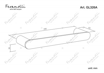 Держатель для полотенец Feramolli GL326A, золото - купить в интернет-магазине Sun-buy