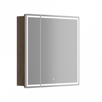 Зеркальный шкаф для ванной комнаты SANCOS Mirror 790x150х740 мм, с LED подсветкой, цвет дуб чарльстон, арт. MI80ECH - купить в интернет-магазине Sun-buy