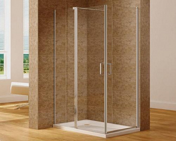 Душевой уголок Aquanet Cinetic 120х90,прозрачное стекло (AE12-N-120H190U-CT + AE12-N-90H190U-CT) - купить в интернет-магазине Sun-buy