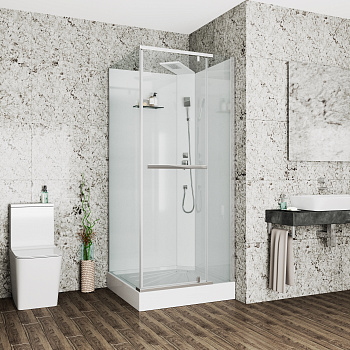 Кабина MiMi901T душевая Ceruttispa (90x90x215-225) - купить в интернет-магазине Sun-buy