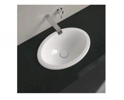 Раковина, Villeroy&Boch, Loop&Friends, шгв 660*470*220, отверстия для смесителя-отсутствуют, цвет-альпийский белый (белый Alpin) 4A630001 - купить в интернет-магазине Sun-buy