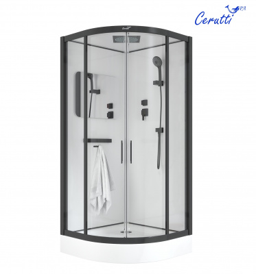 Кабина VIVA101B душевая Ceruttispa (100x100x215) - купить в интернет-магазине Sun-buy
