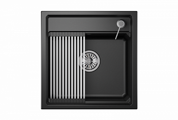 Кухонная мойка GRANULA Kitchen Space (5002, ШВАРЦ) - купить в интернет-магазине Sun-buy