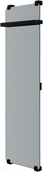 Полотенцесушитель электрический Allen Brau Infinity 140x44 с рейлингом и креплением, черный браш 00305021 - купить в интернет-магазине Sun-buy