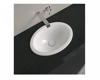 Раковина, Villeroy&Boch, Loop&Friends, шгв 660*470*220, отверстия для смесителя-отсутствуют, цвет-альпийский белый (белый Alpin) 4A630001 - купить в интернет-магазине Sun-buy