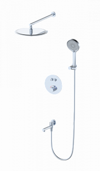 Душевая система с термостатом встраиваемая WONZON & WOGHAND, Хром (WW-88929010-CR) - купить в интернет-магазине Sun-buy