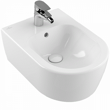 Биде подвесное, Villeroy&Boch, Avento, шгв 370*530*395, цвет-альпийский белый 54050001 - купить в интернет-магазине Sun-buy