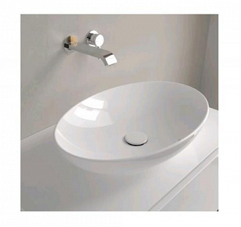 Раковина, Villeroy&Boch, Loop&Friends, шгв 560*380*100, отверстия для смесителя-отсутствуют, цвет раковины-Graphite, CeramicPlus 4A4700i4 - купить в интернет-магазине Sun-buy