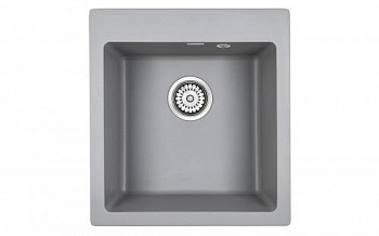 Мойка KANTE 45, IT-GRANIT, PM104651-GRM, серый металлик, 460х510 мм, Paulmark - купить в интернет-магазине Sun-buy
