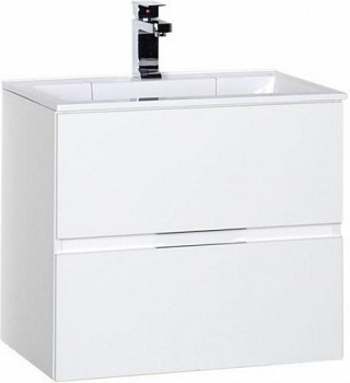 Тумба с раковиной Aquanet Алвита 60 белый 00213095 - купить в интернет-магазине Sun-buy